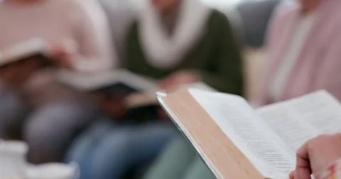 People reading the Bible together